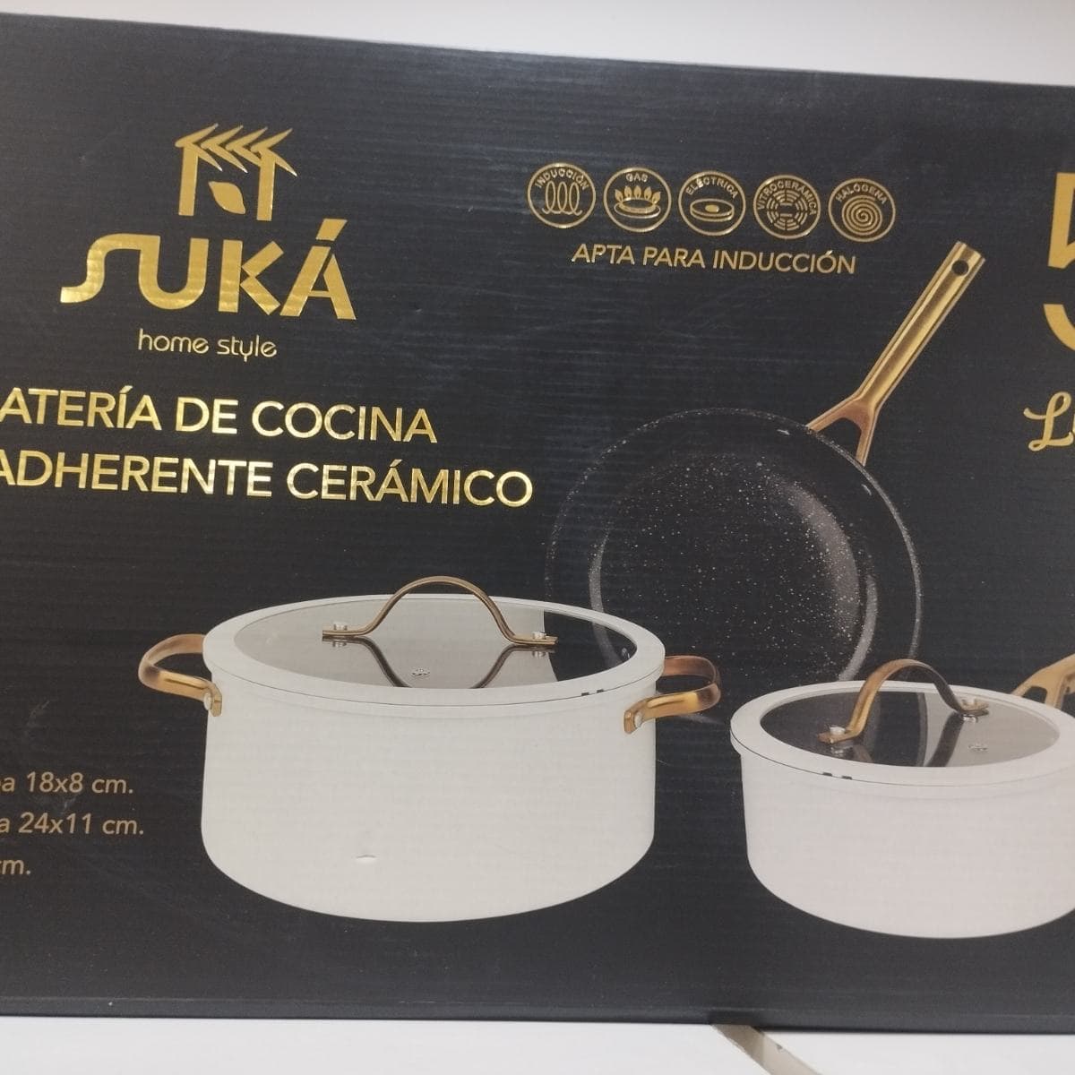 Batería Cocina Blanca