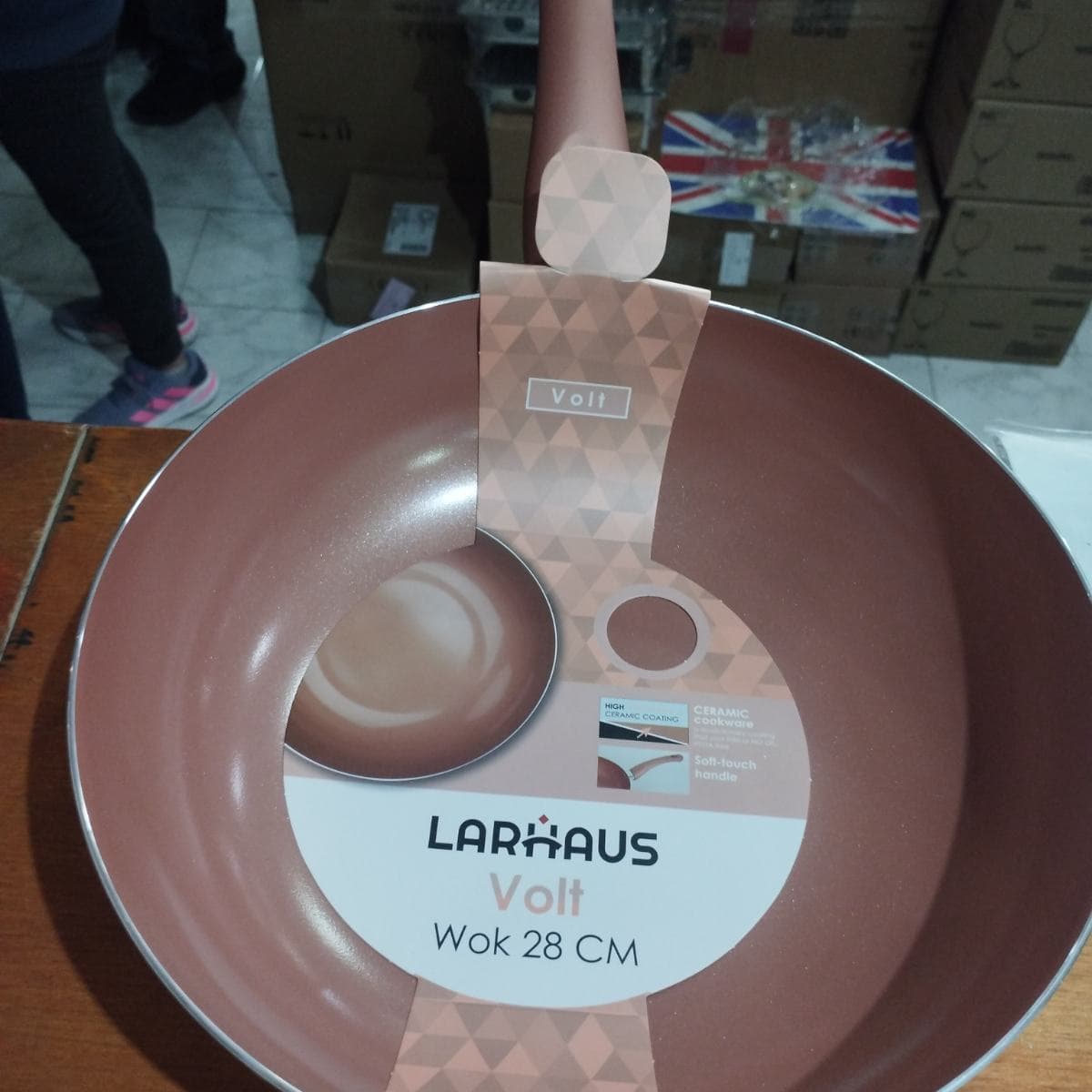 Sartén wok 28cm Volt Larhaus